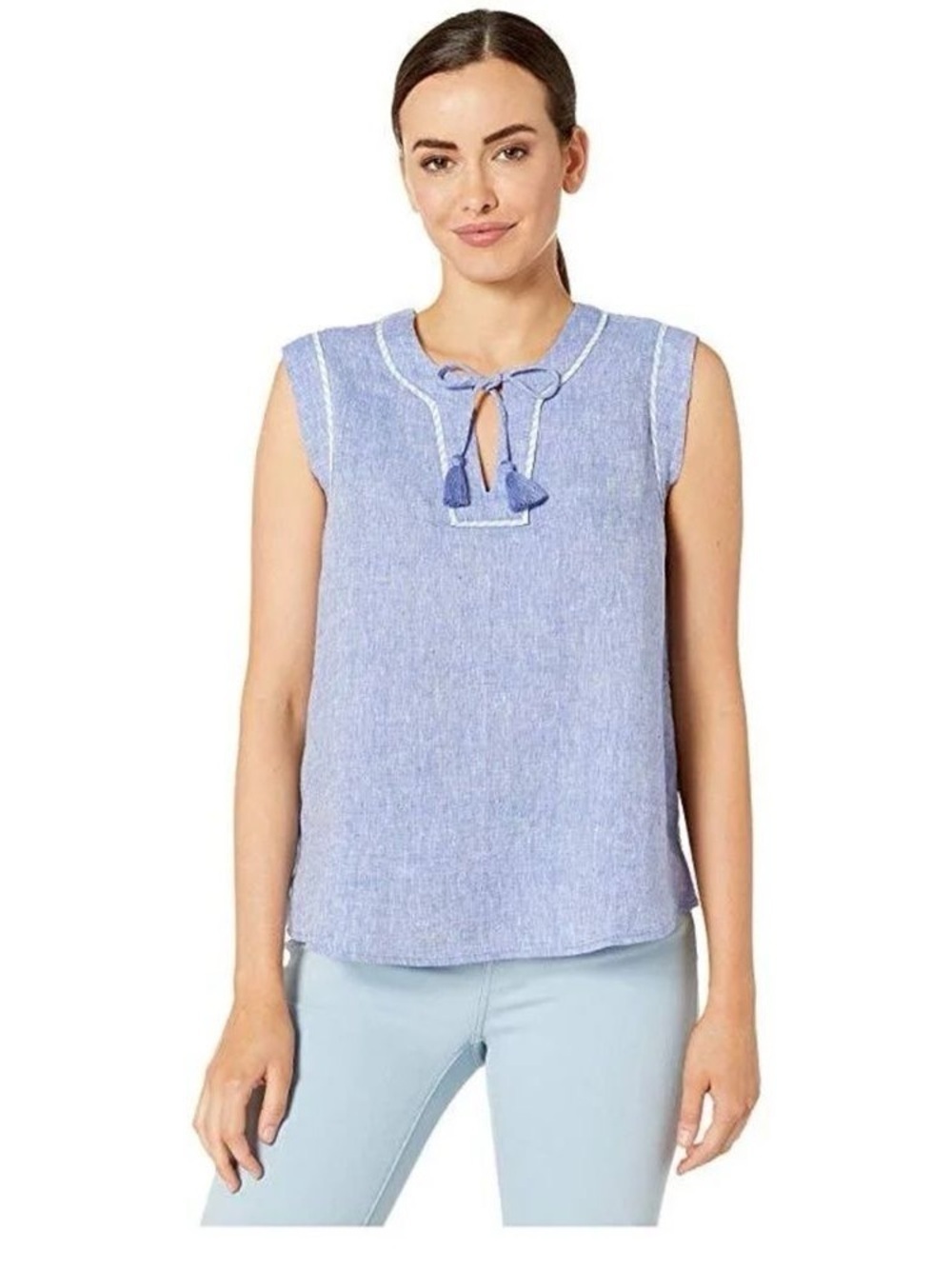 100% linen Vineyard Vines tunic size large
